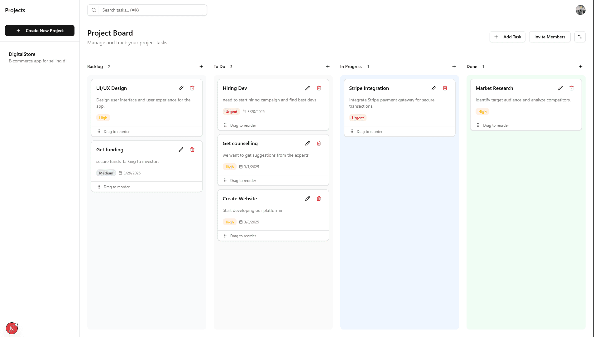 ProjectMate Platform